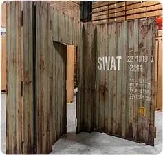 Weathered container texture sample